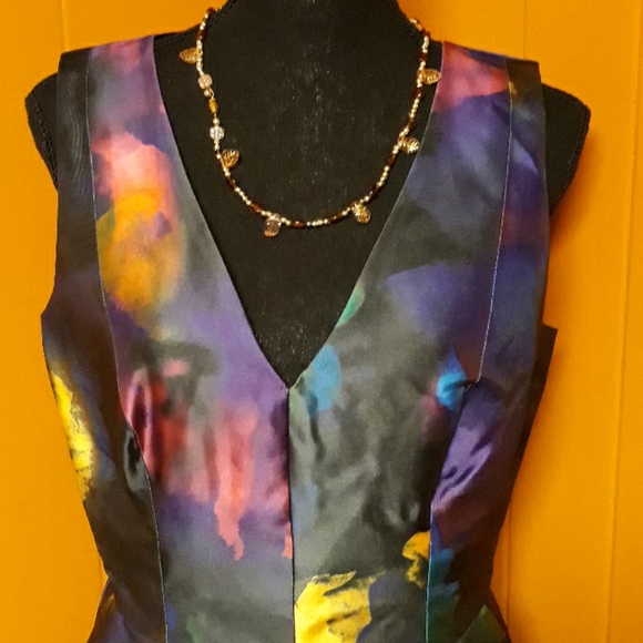 NWOT Anthropologie Hutch watercolor dress - Picture 3 of 8